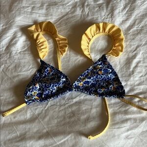 Strawberry Milk Mob Blue and Yellow Bikini